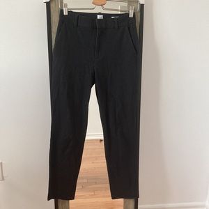 GAP High Waist Slim Leg 95% Cotton Work Ankle Pants Trousers Size 0